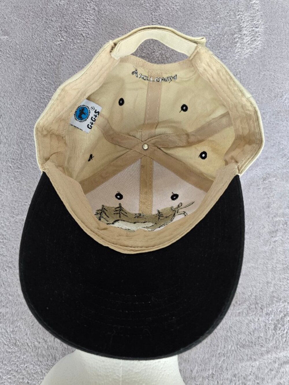 Canada Humor G.G.S ball cap tan with embroidery like new - Picture 5 of 5